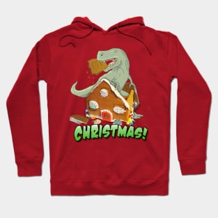 Christmas T-Rex Attack! Hoodie